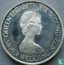 Jersey 2 pounds 1972 (PROOF) "25th Wedding anniversary of Queen Elizabeth II and Prince Philip"