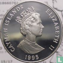 Cayman Islands 1 dollar 1995 (PROOF) "Blue Rock Iguana"