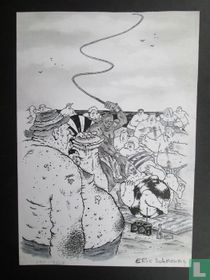 Schreurs, Eric - Dessin original - Publié dans 'Les loisirs' - Tout au long de l'exercice (1985)