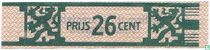 Prijs 26 cent - (Achterop: Willem II - Sigarenfabrieken - Valkenswaard)