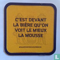 C'est devant la bière qu'on voit le mieux la mousse