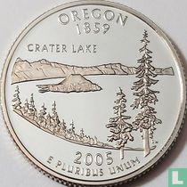 United States ¼ dollar 2005 (PROOF - copper-nickel clad copper) "Oregon"