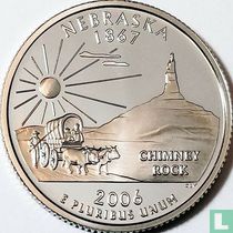 États-Unis ¼ dollar 2006 (BE - cuivre recouvert de cuivre-nickel) "Nebraska"