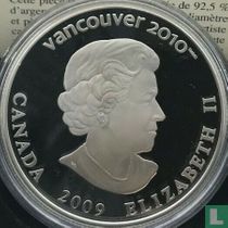 Canada 25 dollars 2009 (PROOF) "2010 Winter Olympics in Vancouver - Skeleton"