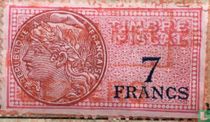 France timbre fiscal - Daussy 1936 (7,00F)