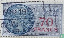 France timbre fiscal - Daussy 1936 (70,00F)