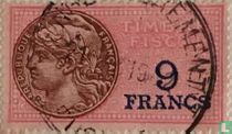 France timbre fiscal - Daussy 1936 (9,00F)
