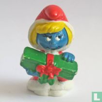 Kerstvrouw Smurfin