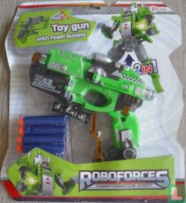 Roboforces Transformation Robot 2in1 - Toy Gun with foam bullets