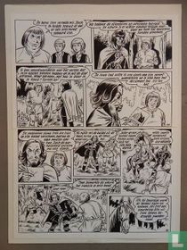 Dag en Heidi 1 - Het Zwarte Paard - originele pagina (p.28) (1980)
