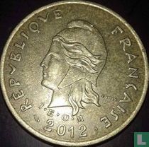 French Polynesia 100 francs 2012
