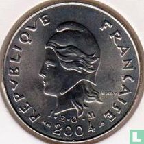 Neukaledonien 10 Franc 2004