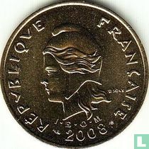 Nouvelle-Calédonie 100 francs 2008
