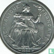 Nouvelle-Calédonie 5 francs 1994 acheter