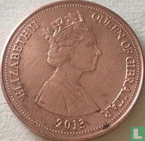Gibraltar 2 pence 2013 "Operation Torch 1942"
