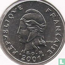 Französisch-Polynesien 10 Franc 2001
