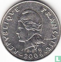Französisch-Polynesien 10 Franc 2006