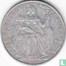 French Polynesia 5 francs 2003