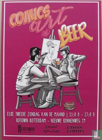 Comics art and beer