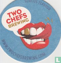 Two chefs brewing