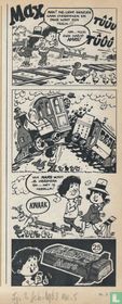 Max! Die lieve eendjes gaan oversteken en daar komt een trein!!! ...
