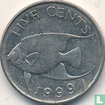Bermuda 5 cents 1999