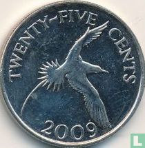 Bermuda 25 cents 2009
