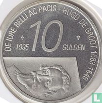 Nederland 10 gulden 1995 (PROOF) "300th anniversary Death of Hugo de Groot"
