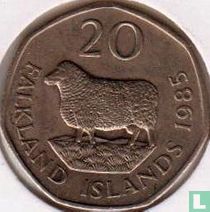 Falklandeilanden 20 pence 1985