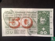 Suisse 50 francs 1973