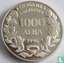 Bulgaria 1000 leva 1996 (PROOF) "Sailing ship Kaliakra"