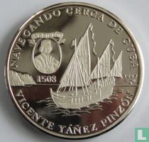 Cuba 10 pesos 1997 (PROOF) "Vicente Yáñez Pinzón"
