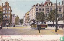 Amsterdam.  Palaisstraat met Hotel Palais Royal.