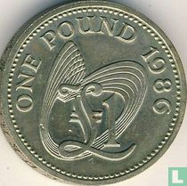 Guernsey 1 pound 1986