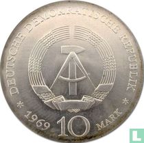 DDR 10 Mark 1969 "250th anniversary Death of Johann Friedrich Böttger"