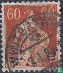 Zittende Helvetia