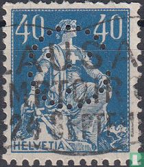 Zittende Helvetia