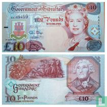 Gibraltar 10 Pounds 1995