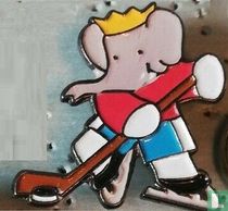 Babar als ijshockeyspeler