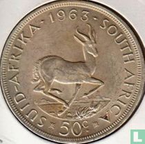 Zuid-Afrika 50 cents 1963