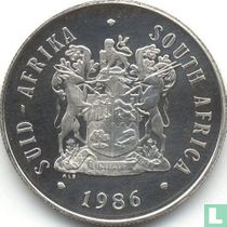 Afrique du Sud 1 rand 1986 (BE) "100th anniversary Johannesburg gold rush"