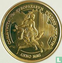 België 5000 francs 2001 (PROOF) "Belgisch voorzitterschap van de Raad van de Europese Unie"