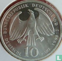 Deutschland 10 Mark 1998 "350th anniversary End of 30 Years War - Peace of Westphalia"