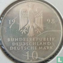 Deutschland 10 Mark 1998 "300th anniversary Francke Foundations in Halle"