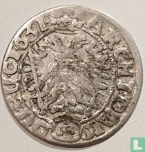Schlesien 3 Kreuzer 1631 (U statt V in der Legende)