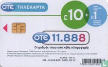 11888 OTE information catalogue green