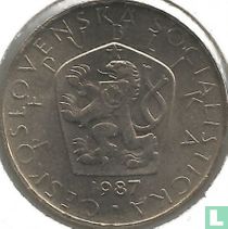 Tchécoslovaquie 5 korun 1987