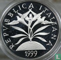 Italië 5000 lire 1999 (PROOF) "Solidarity"