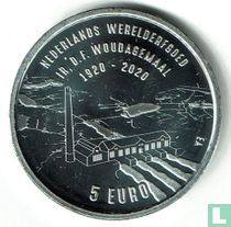 Netherlands 5 euro 2020 "100 years of Woudagemaal"