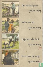 De schapen gaan weg